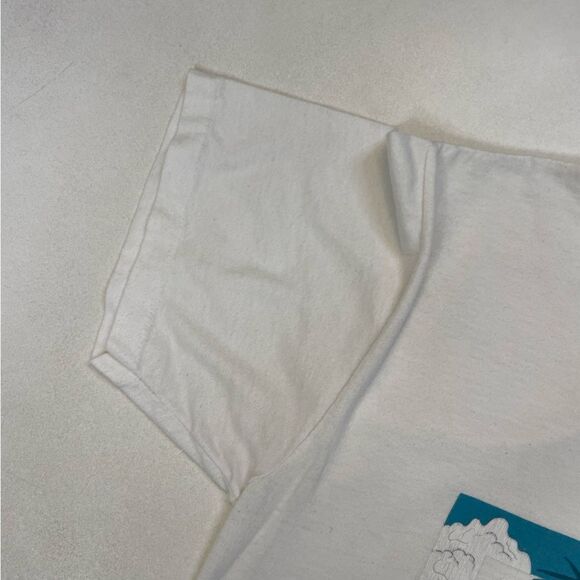 VINTAGE Beach Shells Souvenir Bahamas T-shirt Men Large USA 90s Single Stitch - Picture 5 of 9